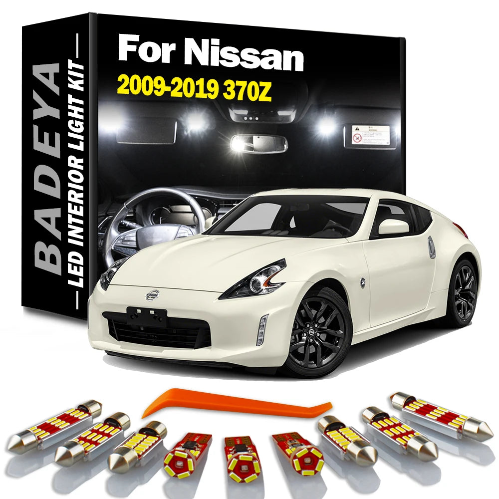 7-Piece LED Interior Light Kit for Nissan 2015-2019 - Canbus Error-Free Interior Bulbs