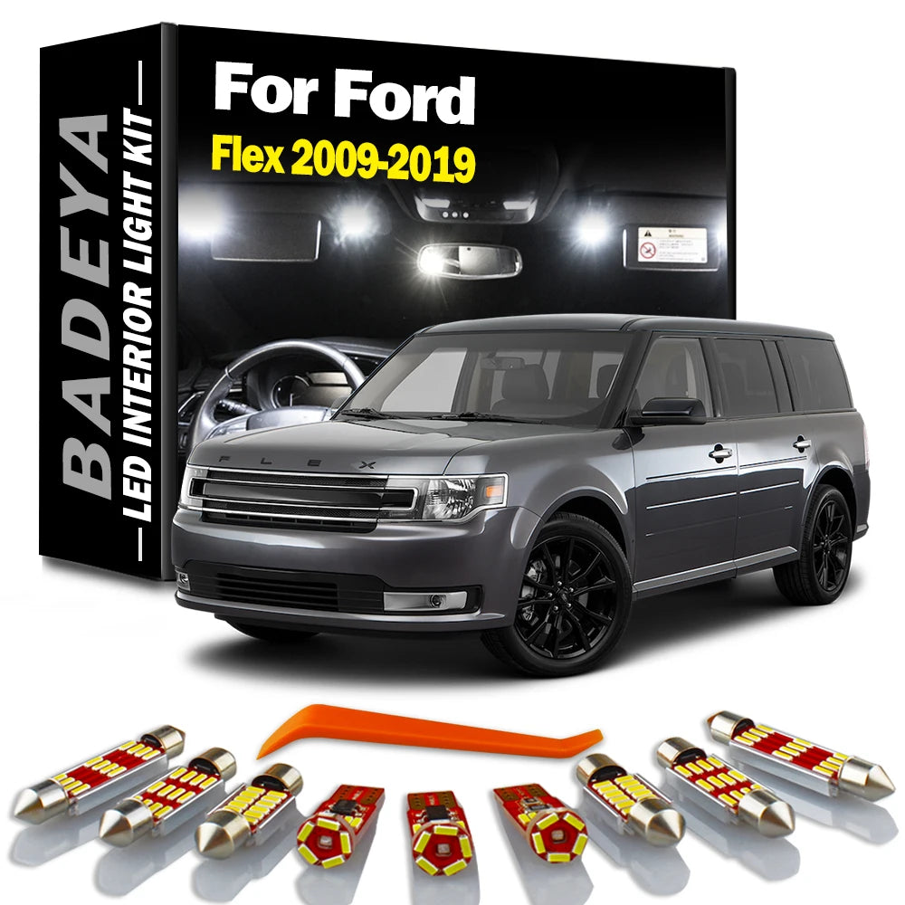 LED Interior Light Kit for Ford 2009-2016 - Canbus Error-Free Interior Bulbs