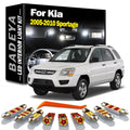 11-Piece LED Interior Light Kit for Kia 2006-2010 - Canbus Error-Free Interior Bulbs