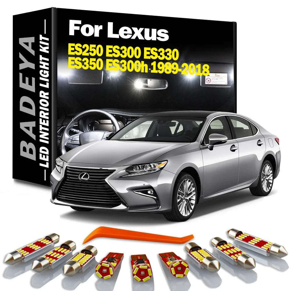 BADEYA Canbus LED Interior Map Light Kit For Lexus ES 250 300 330 350 300h ES250 ES300 ES3