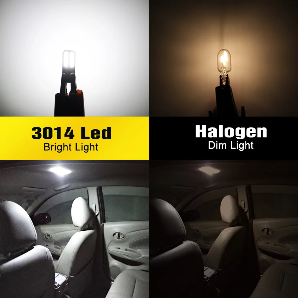 T10 Led Canbus W5W Led Bulb Car Interior Light 24smd 3014smd 194 168 Car Led Signal Lamp C