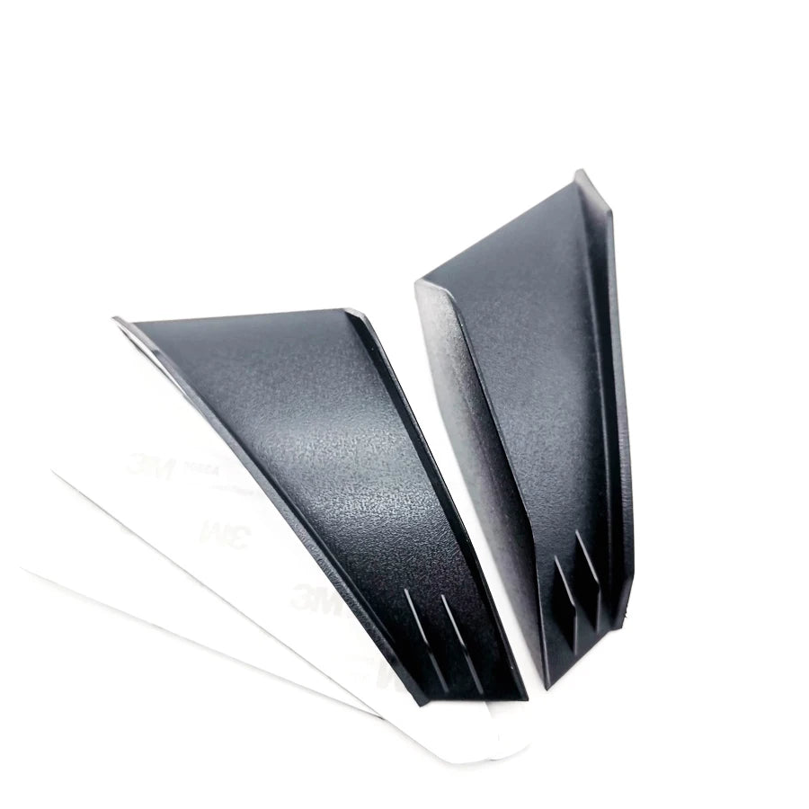 2x Universal Black Winglet Aerodynamic Wing Spoiler Kit For Kawaski Yamaha Ninja