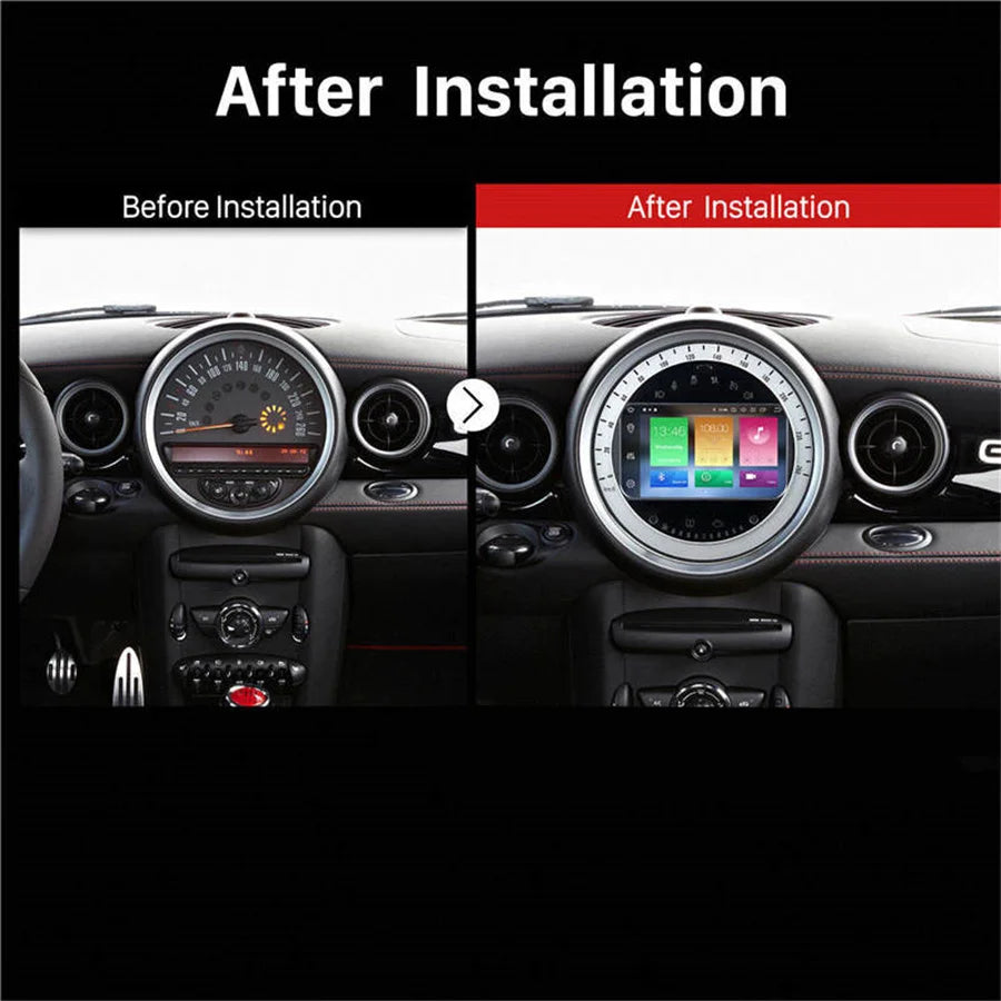 Android 10 Car Stereo Radio CD DVD Player 4+64GB GPS For BMW Mini Cooper 2006-2013