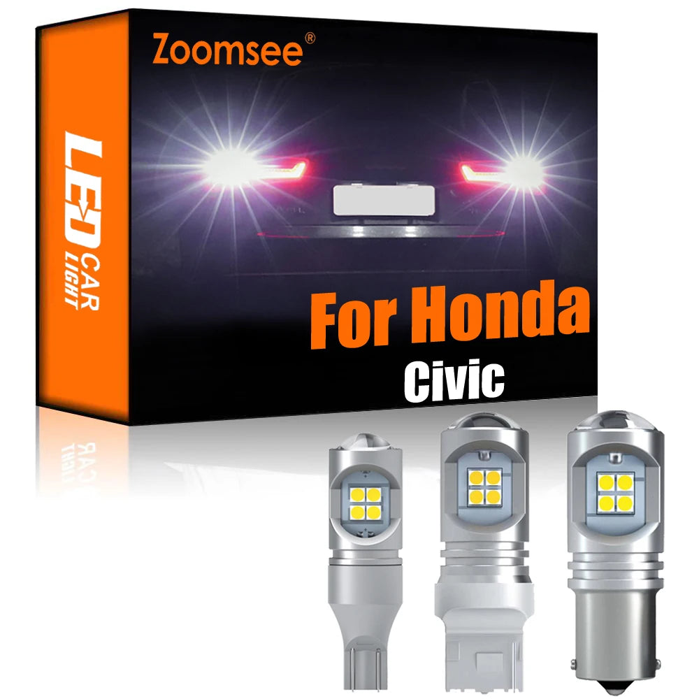 2-Piece LED Interior Light Kit for Honda Civic EG EK 3D 4D 5D 10th Sedan Coupe Hatch Canbus Exterior Backup Light Rea...