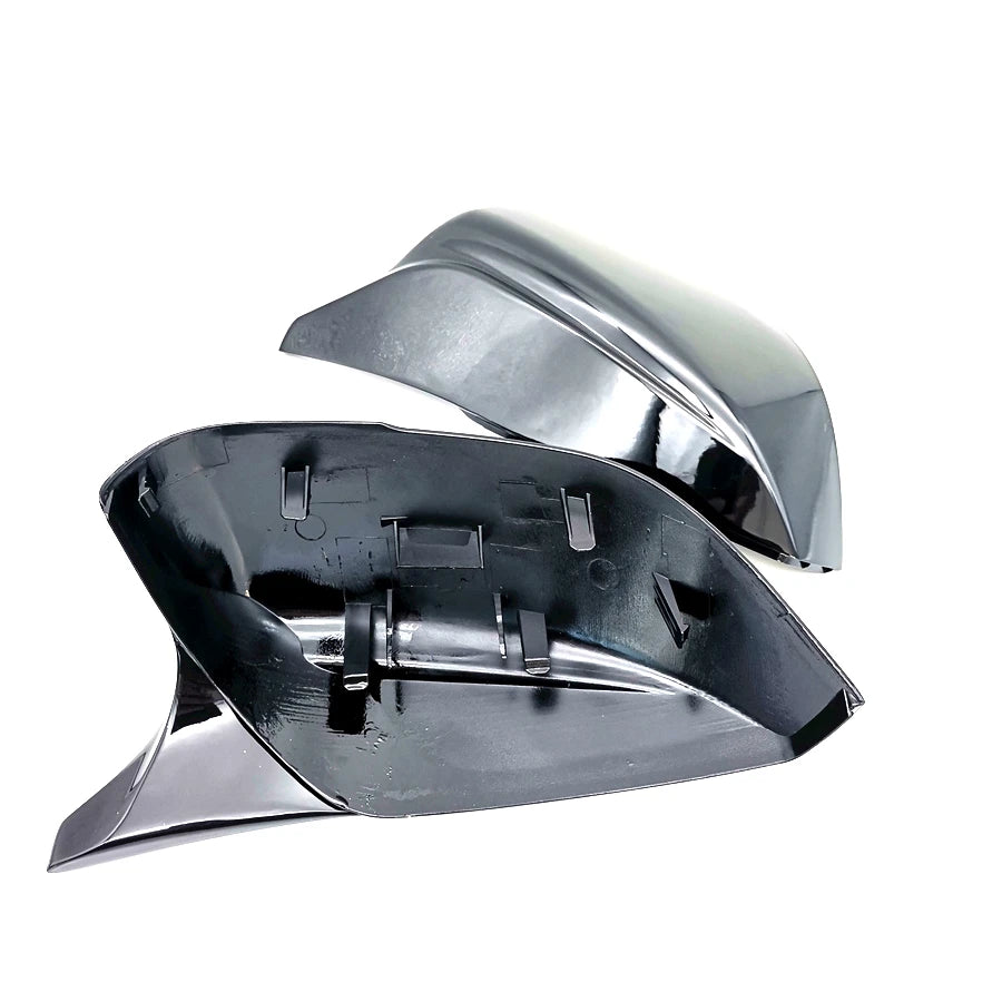 Pair Black Car Side Mirror Cover Replacement for Infiniti Q50 Q60 QX30 Q70 2014+