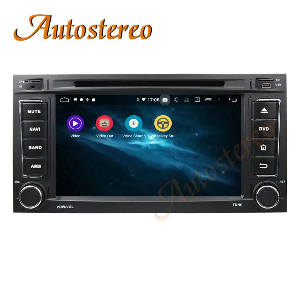 Wireless Carplay Android 13 128G Car GPS Navigation For VW Volkswagen TOUAREG 2003-2010 T5