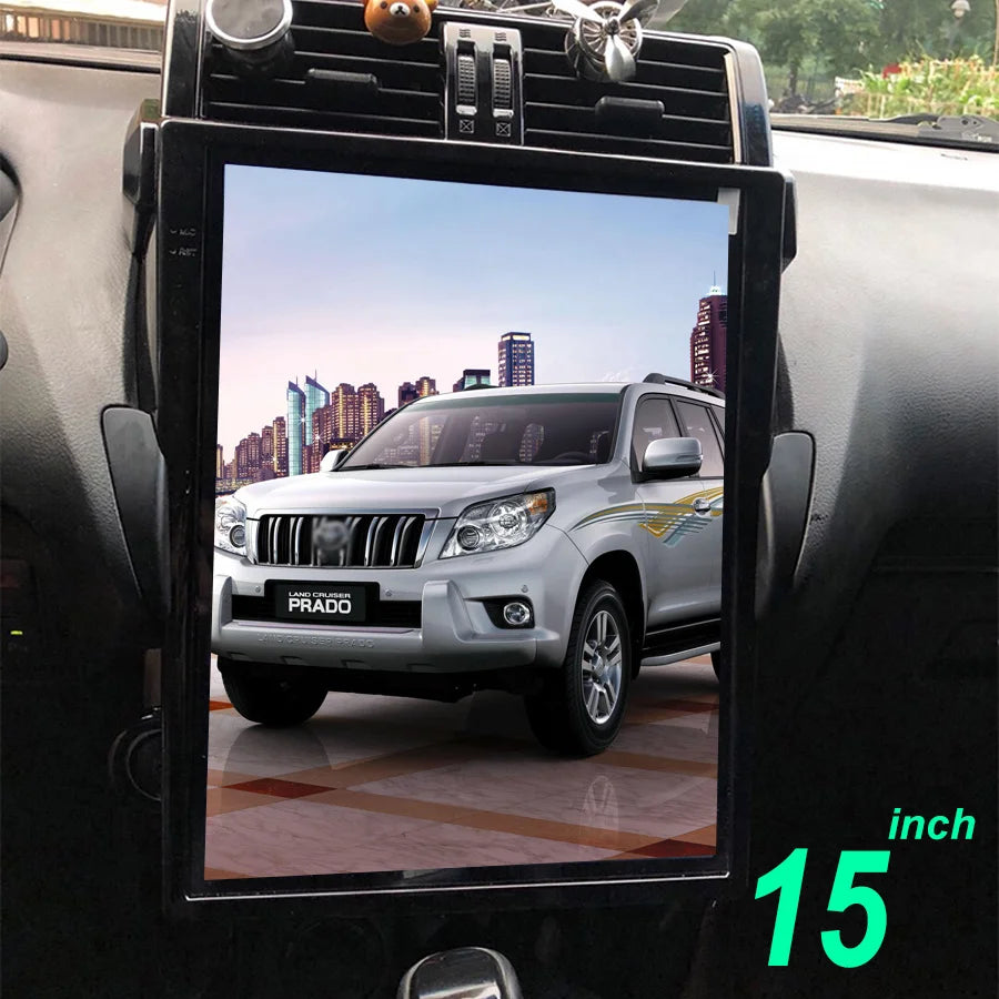 15" Android 14 Tesla Car GPS Navigation For TOYOTA Land Cruiser Prado 2014-2017 Head Unit
