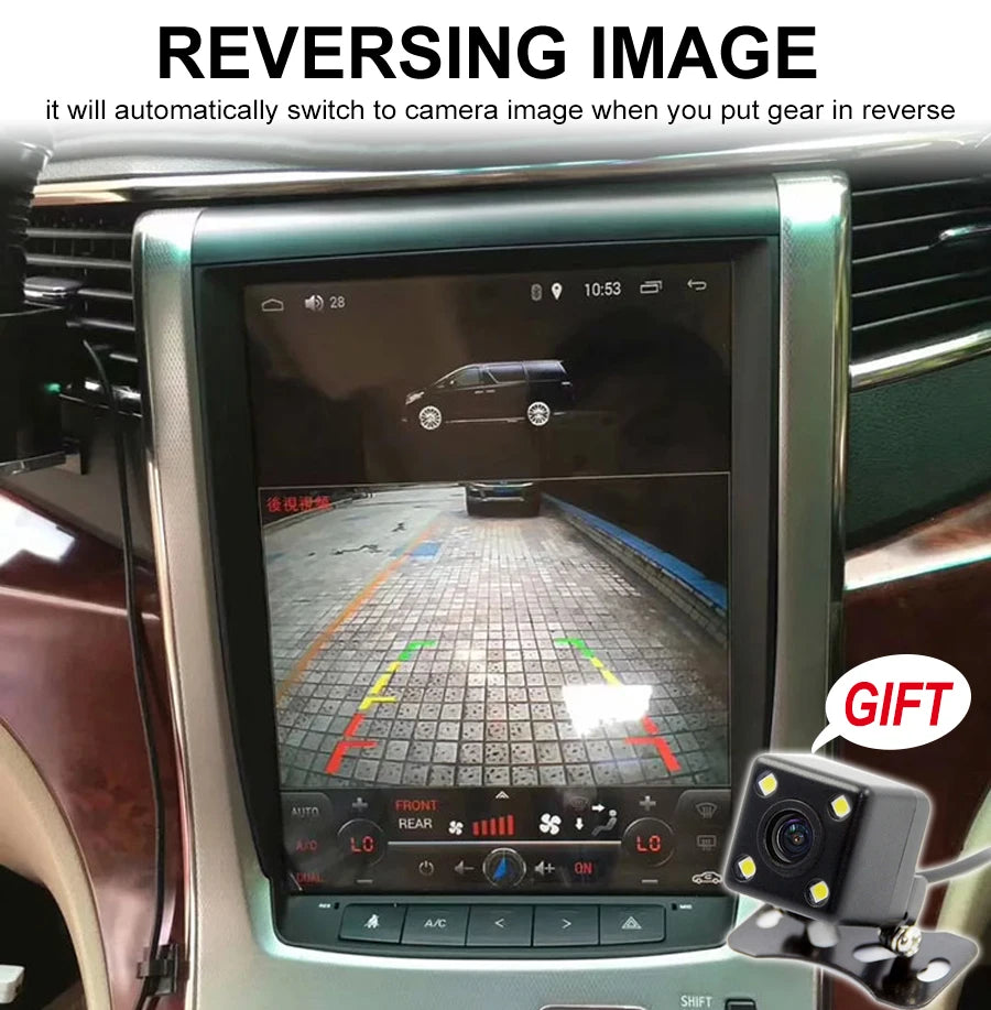 12.1" Car Radio Multimedia Video Player For Toyota Alphard Vellfire 20 2015 -2020 Android