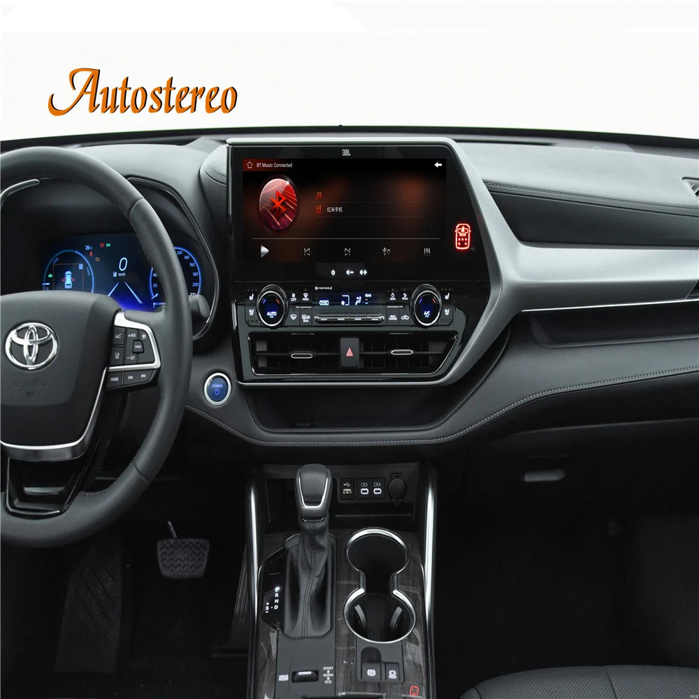 Auto Stereo Android Carplay 12.3 Autoradio For Toyota Highlander 2021 2022 2023 Car GPS Na