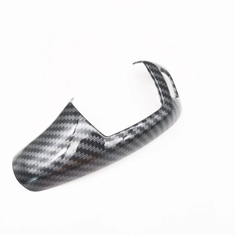 Black Carbon Fiber Look Gear Shifter Trim Cover For BMW 1 3 5 7 Series X3 X4 X5