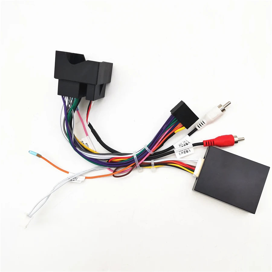 Car Android Power Wiring Harness Cable 16PIN Adapter With Canbus Box For Mercedes Benz B20