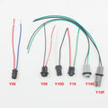 10-90pc LED Bulb Socket T10 LED W5W 194 Lamp Base Socket Cable Wire Harness Relay for Turn