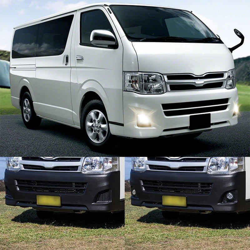 LED DRL Fog Lights For Toyota Hiace 2012-2013 For Toyota Quantam 2012-2013 Headlights Fog  | AUTOKITSHOP