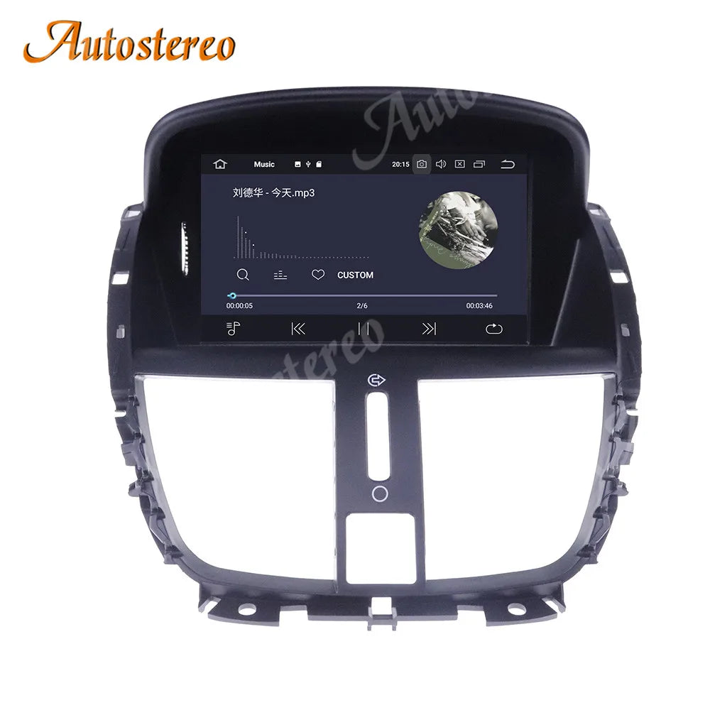 Android14 Carplay Car Radio GPS Navigation For Peugeot 207 2007-2014 Car DVD Player Multim
