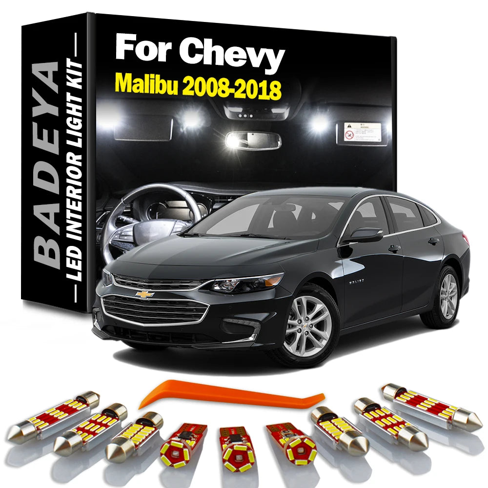 LED Interior Light Kit for Chevrolet 2008-2017 - Canbus Error-Free Interior Bulbs