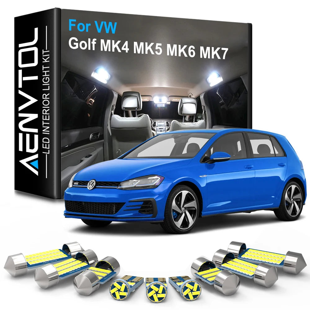LED Interior Light Kit for Volkswagen VW GOLF 7 6 5 4 3 2 MK7 MK6 MK5 MK4 MK3 MK2 Car Accessories Interior Lights LED...