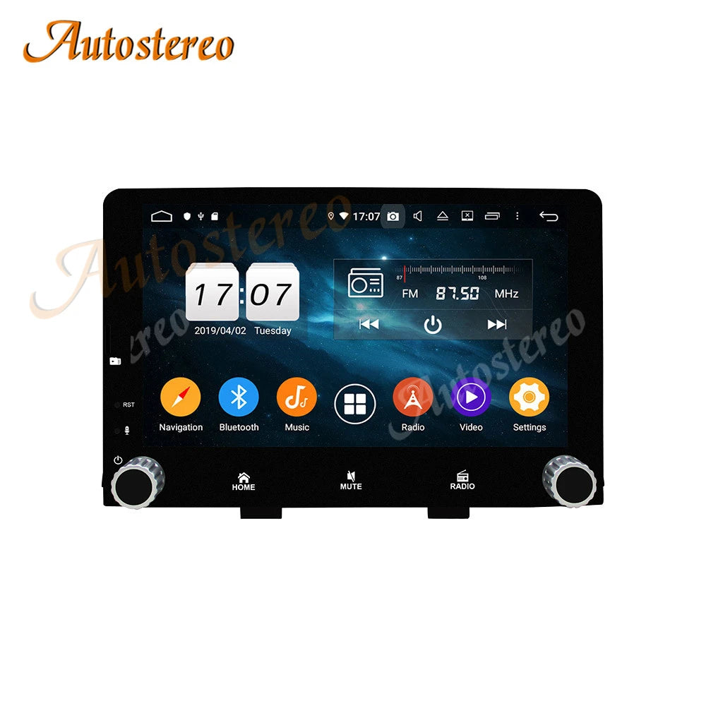 Carplay Android 14 Car Multimedia Player GPS Navigation For KIA RIO 2017 2018 2019 Head Un
