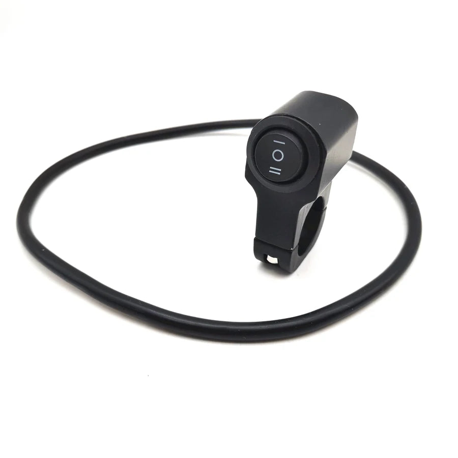 Universal 22mm Motorcycle Handlebar Grip Headlight Fog Light On Off Switch