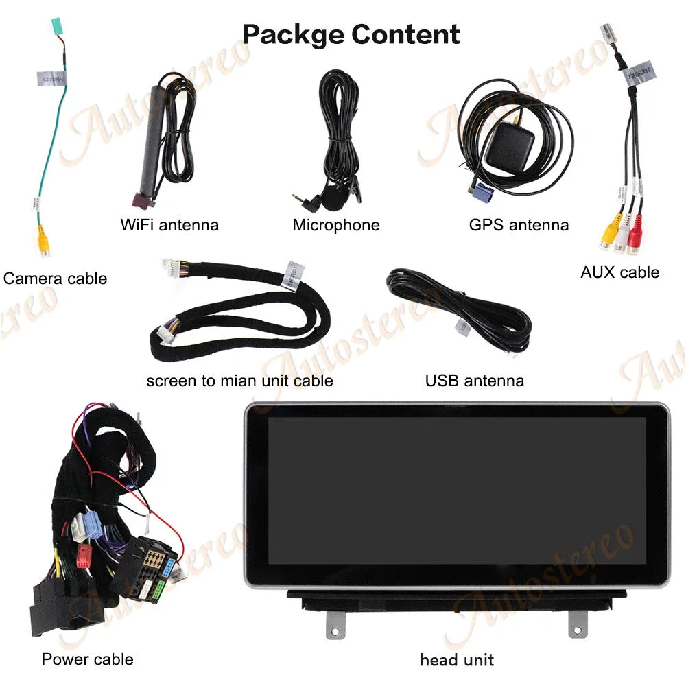 12.3 Inch Android14 Car GPS For Audi A3 2013-2019 Carplay Navigation Multimedia Player Aut