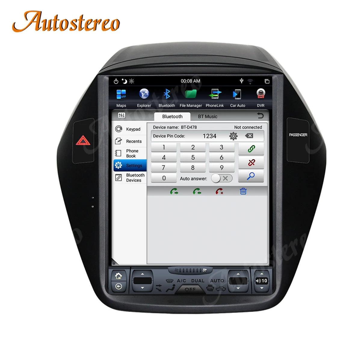 Android 11.0 Car GPS Navigation Auto Radio Tape Recorder For Hyundai IX35 2009-2016 Auto S