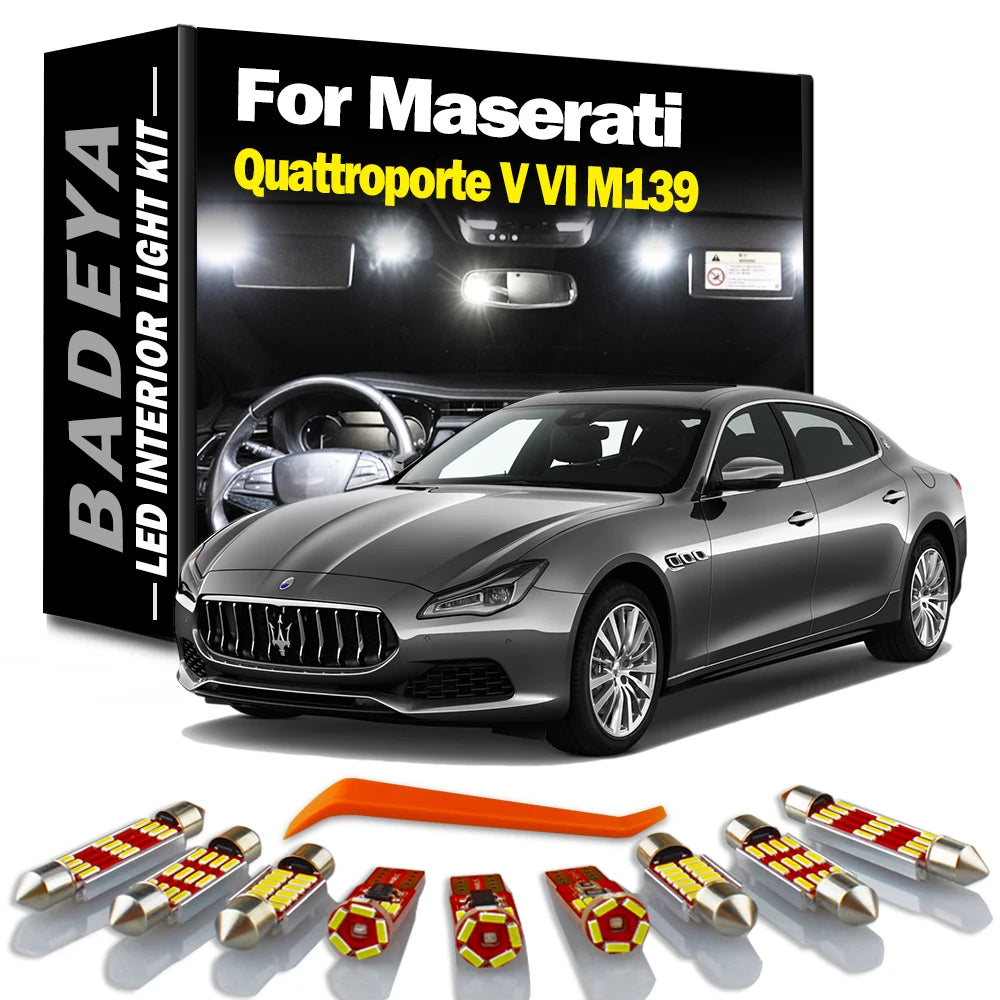 BADEYA Canbus Car Interior LED Light Kit For Maserati Quattroporte V VI M139 2004-2018 201