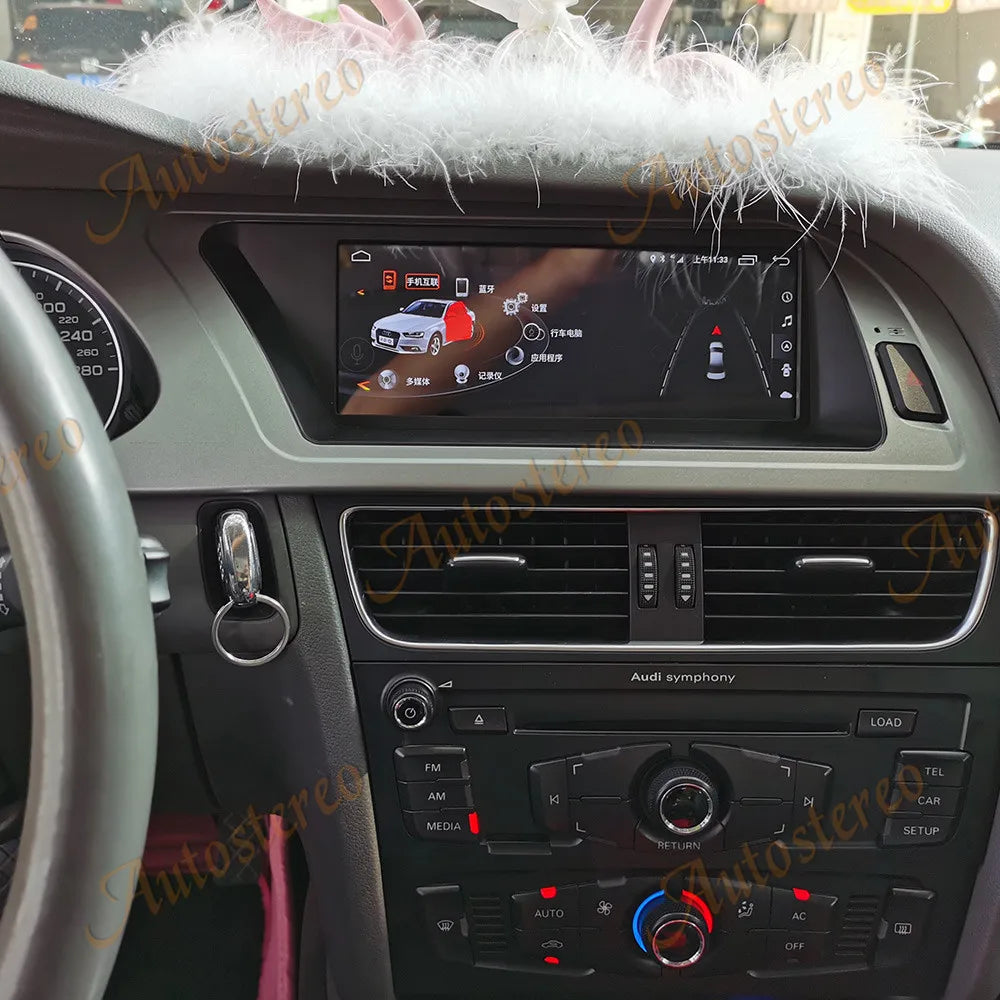 For Audi A4 B8 2009-2015 Android 14 Carplay Car GPS Navigation Multimedia Player Auto Ster