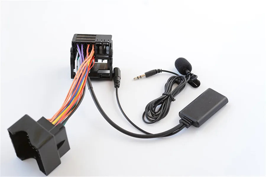Car Radio Bluetooth 5.0 Music AUX-IN Cable Microphone Handsfree Adapter Harness Kit for Me