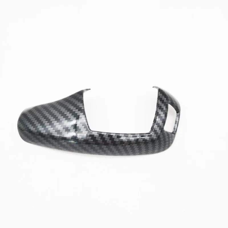 Black Carbon Fiber Look Gear Shifter Trim Cover For BMW 1 3 5 7 Series X3 X4 X5