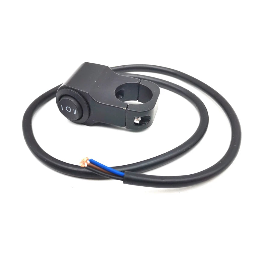 Universal 22mm Motorcycle Handlebar Grip Headlight Fog Light On Off Switch