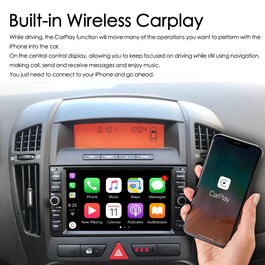 Android 14 Car Radio Multimedia Video Player For Kea venga 2013 For Kia Ceed 2007 2008 200