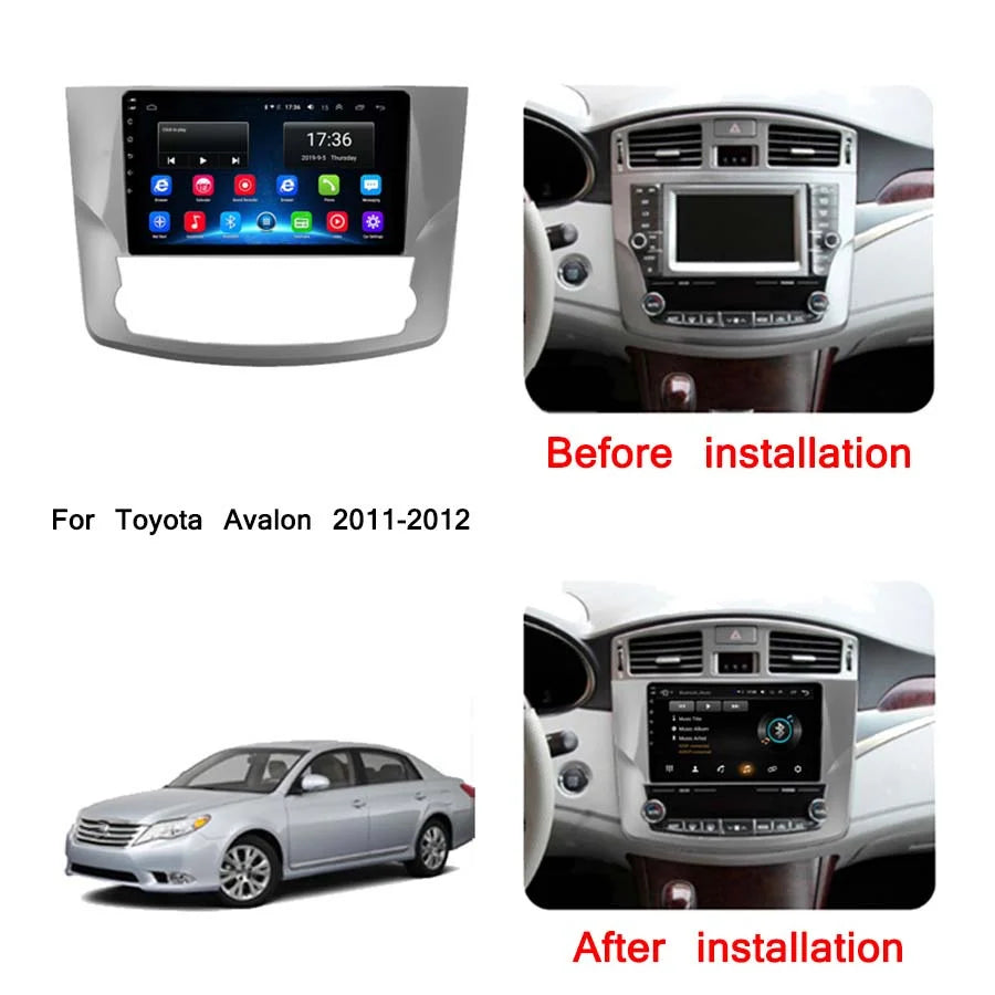 9'' Android 10.0 2G+32G Car Radio Stereo GPS Wifi FM For Toyota Avalon 2011-2012