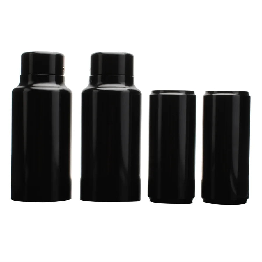 Motorcycle Bike Fork Boot Covers Tube Cap Kit Black For 2018 2019 2020 2021