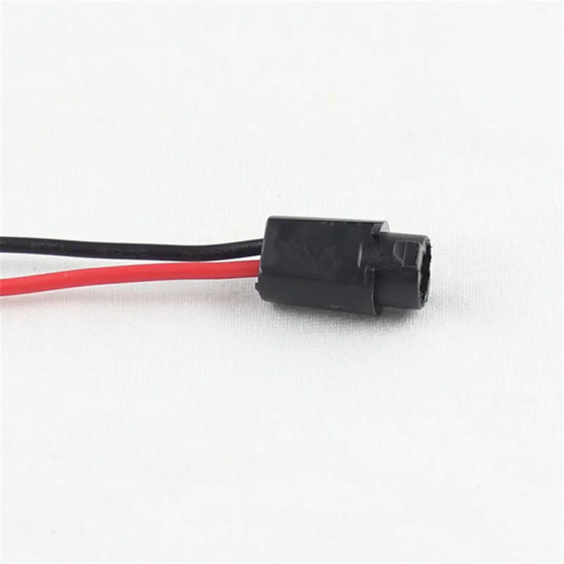 Rockeybright 2pcs T5 bulb holder socket for T5 LED interior reading lamp car 12V 10cm inst
