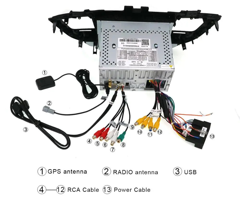 For Hyundai Tucson/IX35 2014-2017 2018 2019 Carplay Android 13 Car GPS Navigation Head Uni