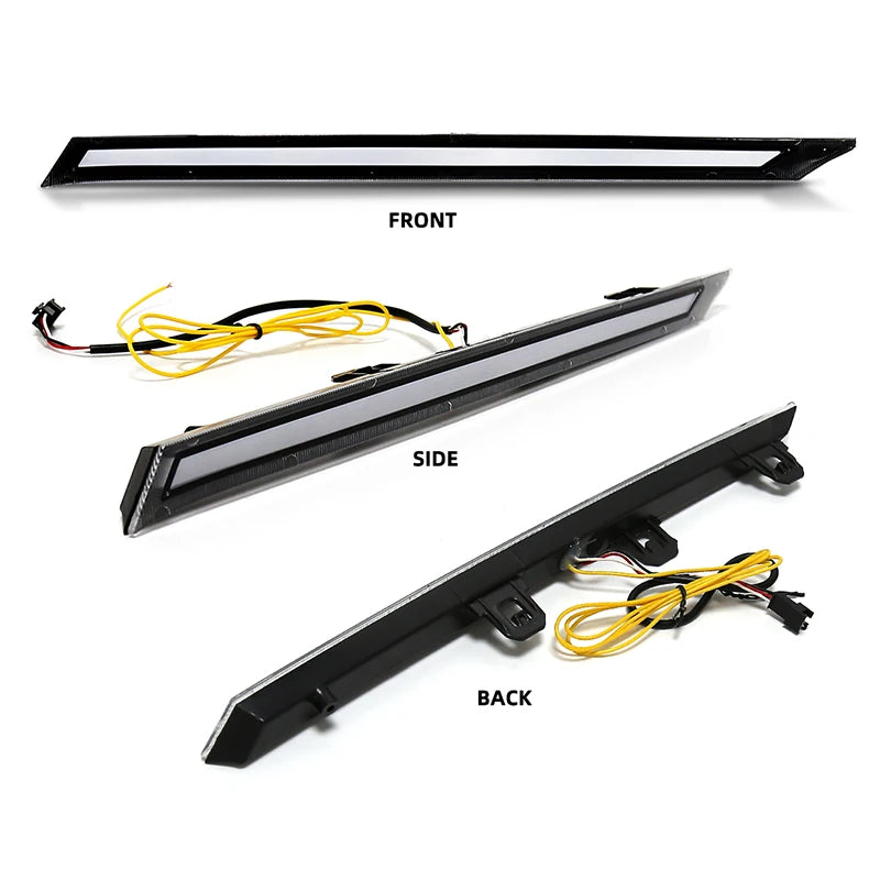 LED Daytime Running Lights For Toyota RAV4 Car Engine Hood Vent Cover Decoration DRL 2019  | AUTOKITSHOP