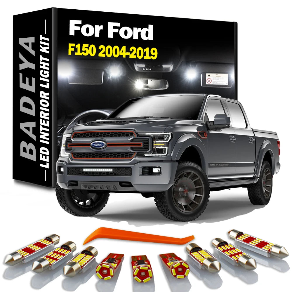 LED Interior Light Kit for Ford F150 F-150 2004-2013 - Canbus Dome Map Door Trunk Bulbs | AUTOKITSHOP