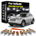 14-Piece LED Interior Light Kit for Infiniti FX35 FX45 2004-2008 - Canbus Error-Free Interior Bulbs