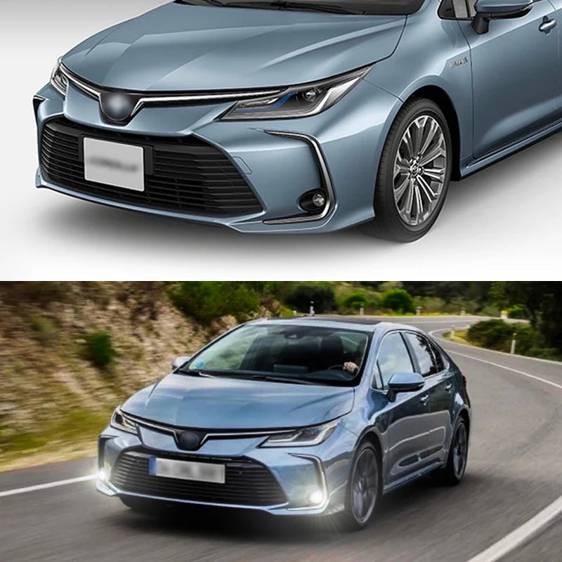 LED Daytime Running Lights Fog Lamp DRL for Toyota Corolla Sedan 2019 2020 2021 Wires Swit | AUTOKITSHOP