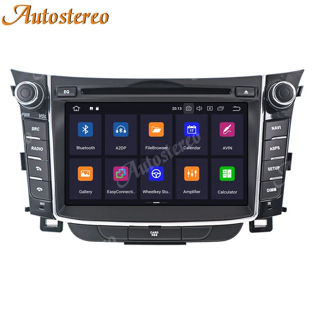 Carplay DSP Android 13 Car GPS Navigation For Hyundai I30 Elantra GT 2012-2016 Multimedia