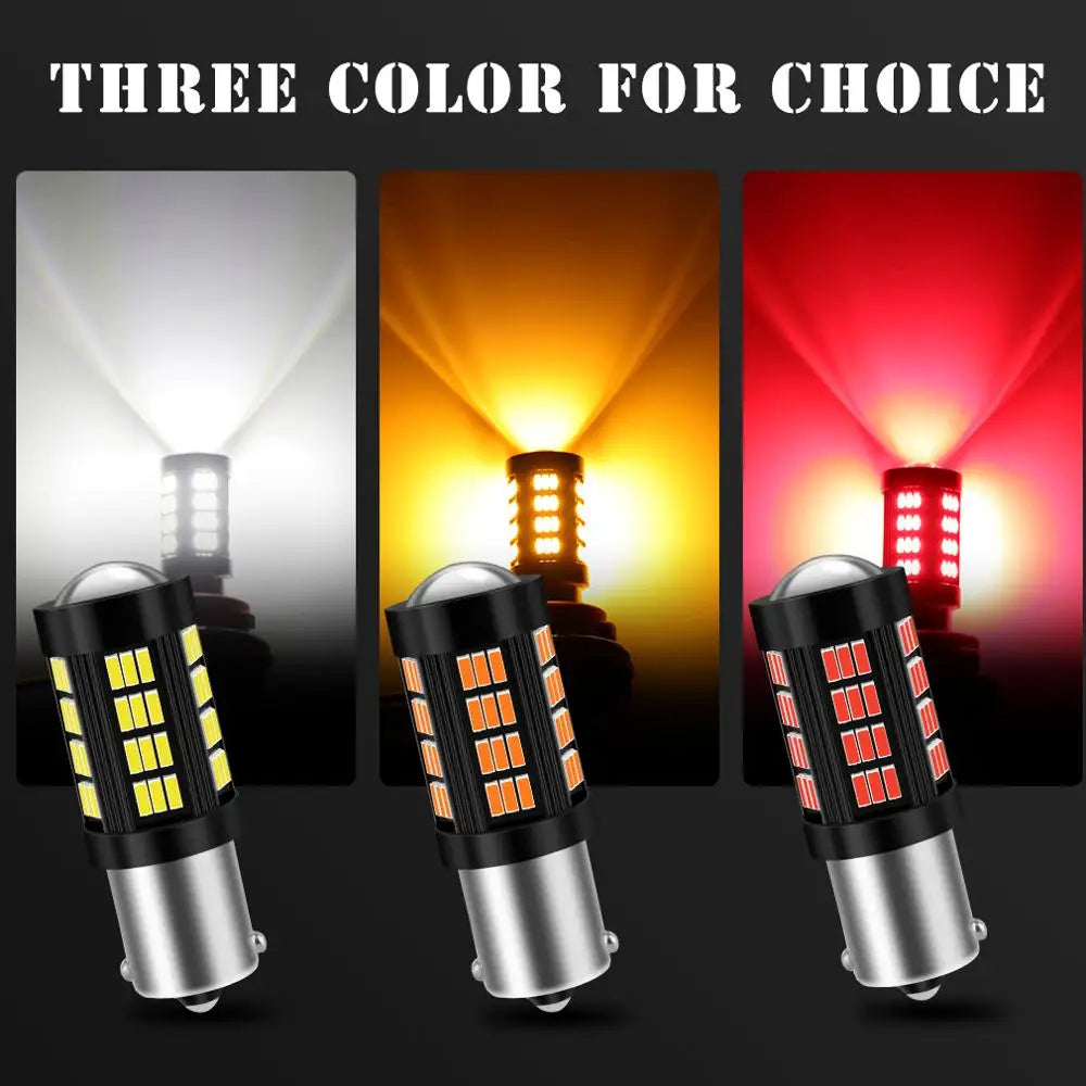 1156 BA15S BAU15S 1157 BAY15D LED P21W P21/5W PY21W Led Bulbs R5W R10W 1000LM Car Turn Sig