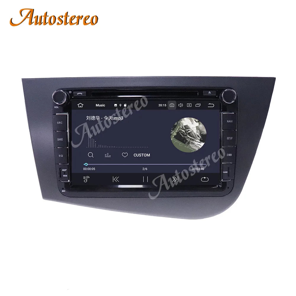 Android 14 Carplay Car DVD Player Multimedia Player GPS Navigation For SEAT Leon 2005-2012