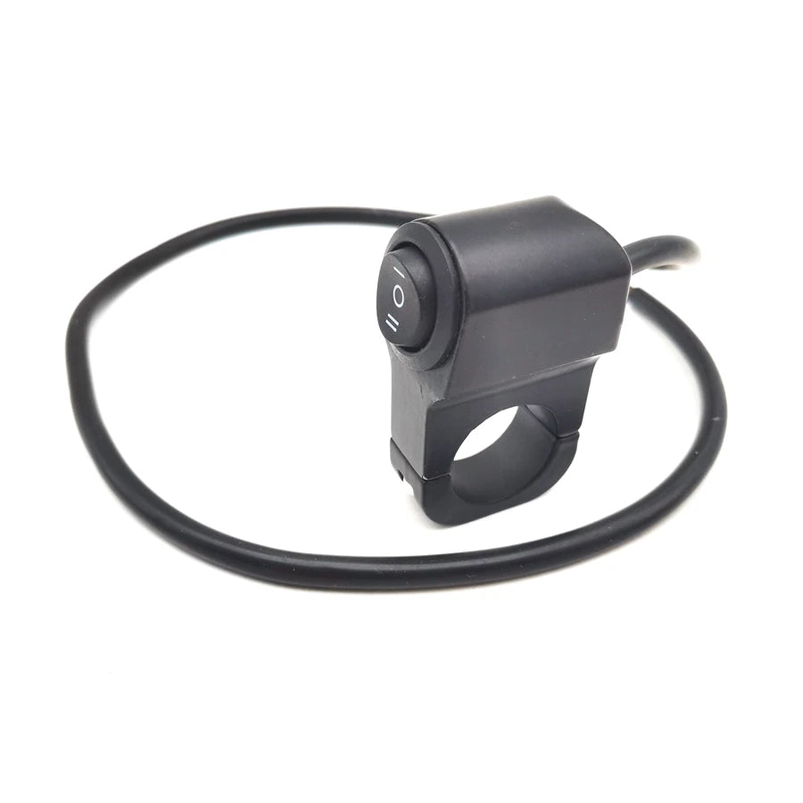 Universal 22mm Motorcycle Handlebar Grip Headlight Fog Light On Off Switch