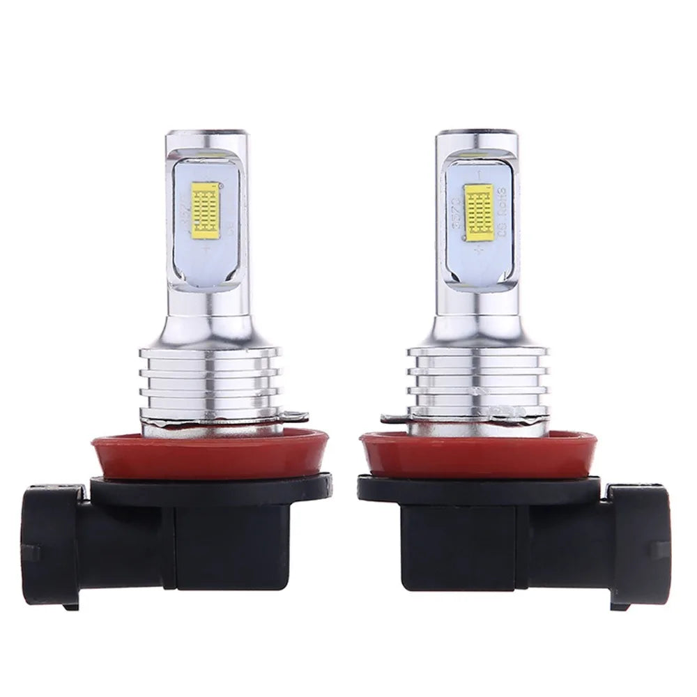 2Pcs H7 LED Headlight Bulbs SH1 H3 H11 H4 H6 20000LM 12V 6000K Auto LED Headlamp IP68 Conversion Hi/Lo Beam Kit Driving Light