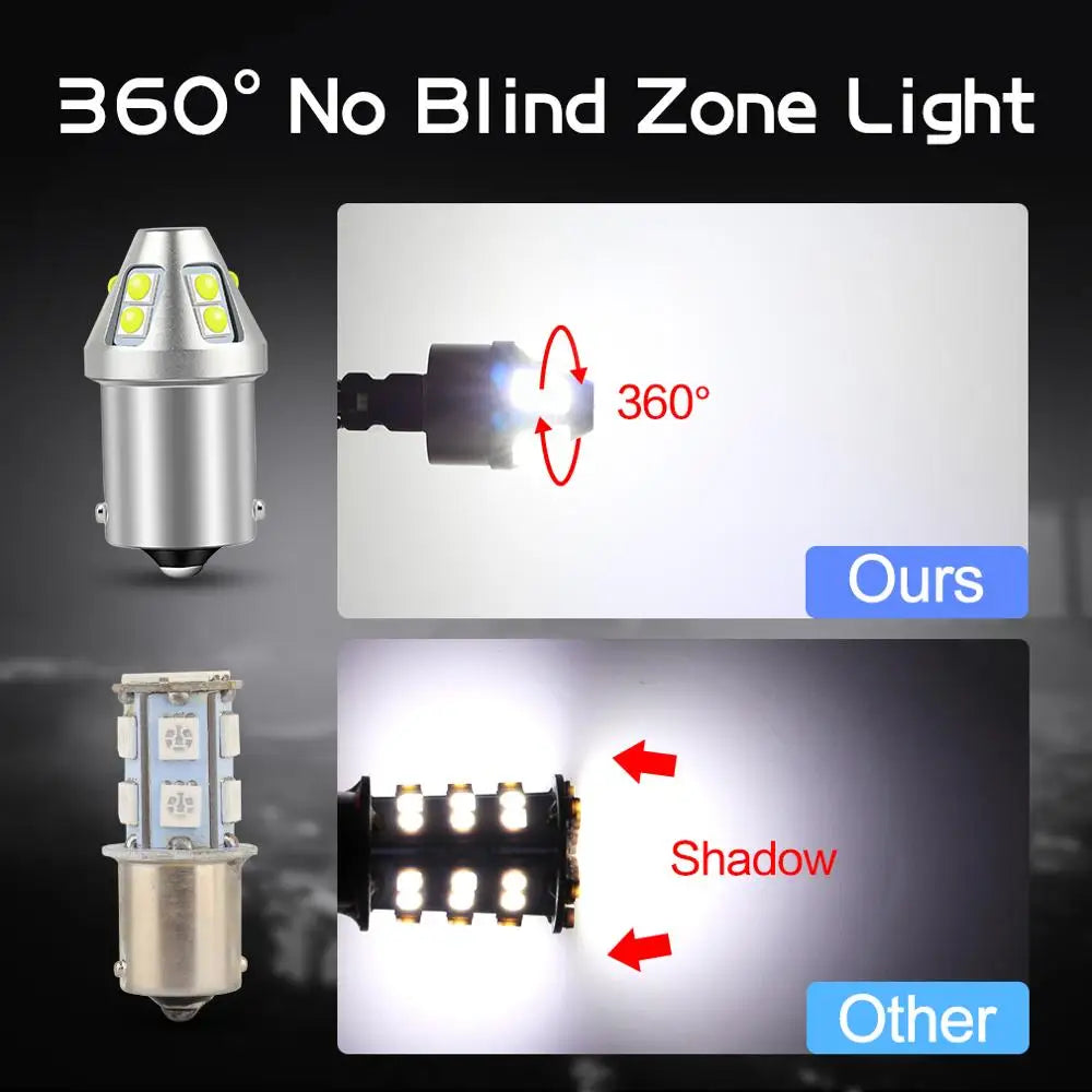Super Bright Canbus T20 7440 W21W 7443 W21/5W T25 3157 P27/7W LED Light 12V Red White Yell