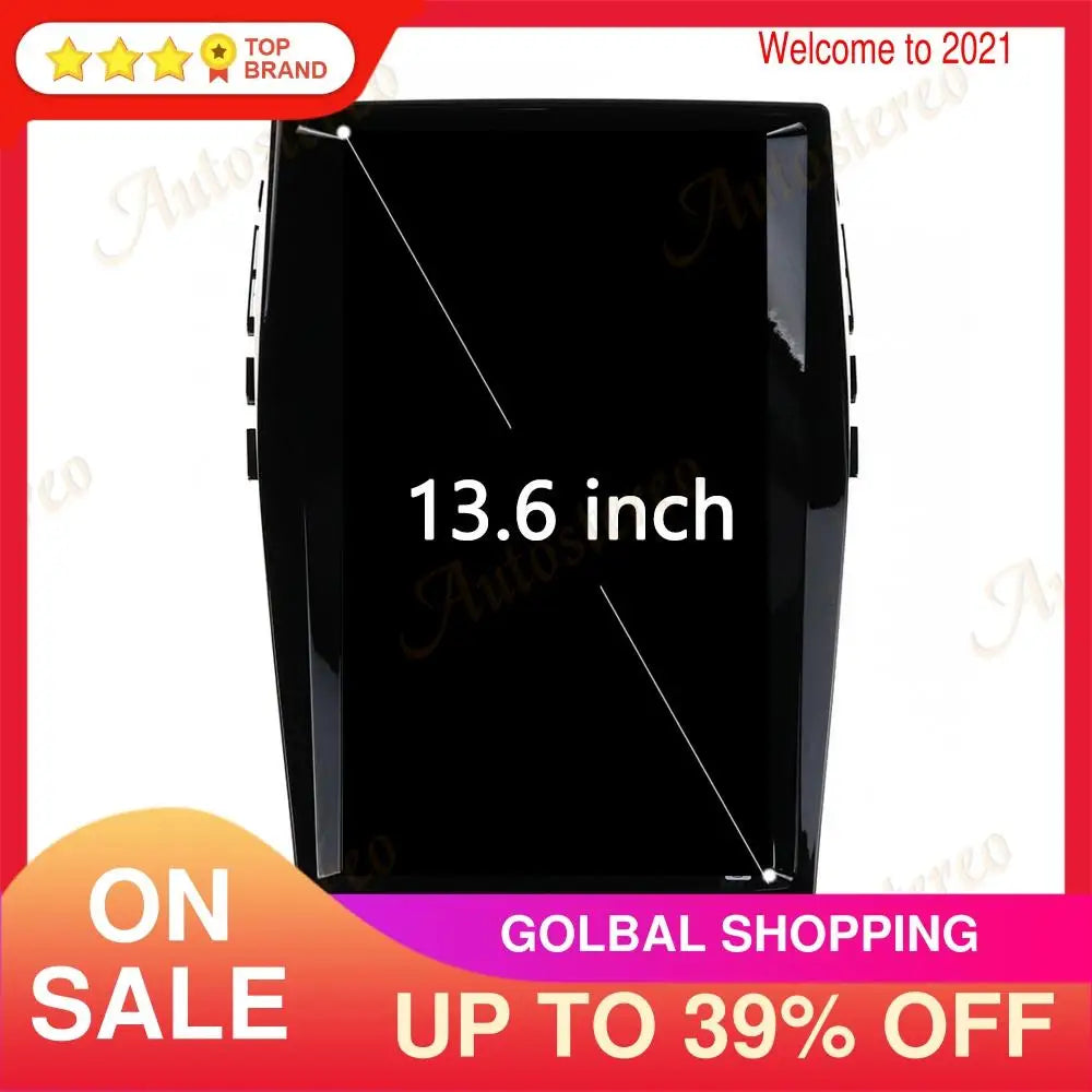 For Ford Galaxy 2015-2020 Tesla Screen Android 11 Vertical Screen Head Unit Multimedia Pla