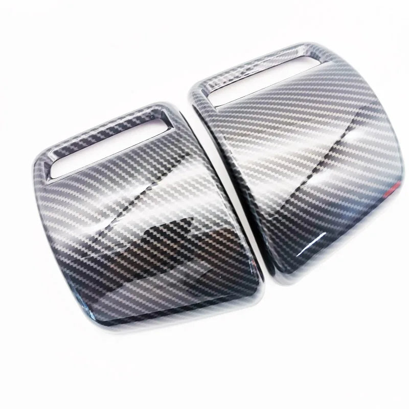 Carbon Fiber Style Rear Tail Light Cover Decoration For Dodge Ram 1500 2019-2021