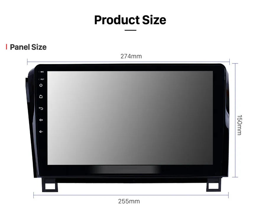 For Toyota Sequoia Tundra 10.1'' Android 8.1 Car Radio Head Unit 2+32GB with Camera