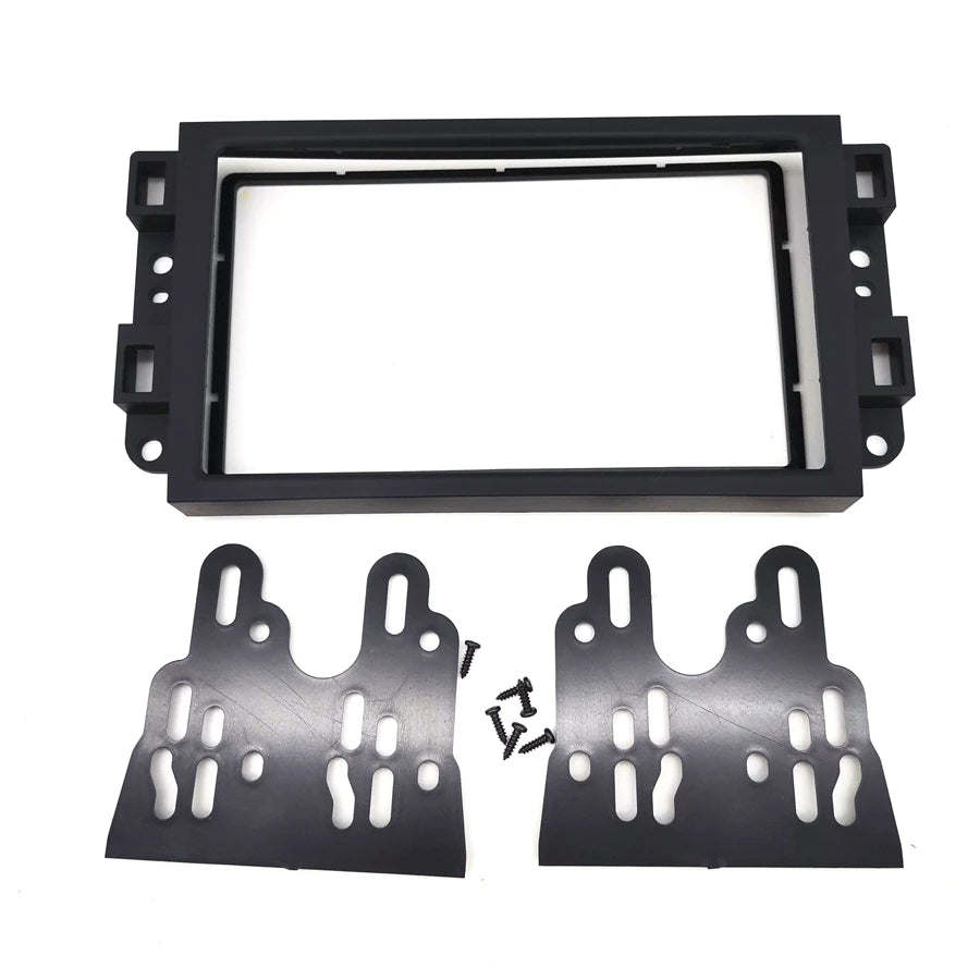 2 DIN Car DVD Radio GPS Dash Frame Kit for GMC Sierra Chevy Silverado 2007-2014