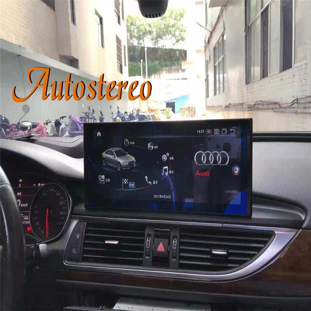 12.3 Inch Carplay For Audi A6 2012-2018 A7 Android 13 Radio Car GPS Navigation Radio Tape