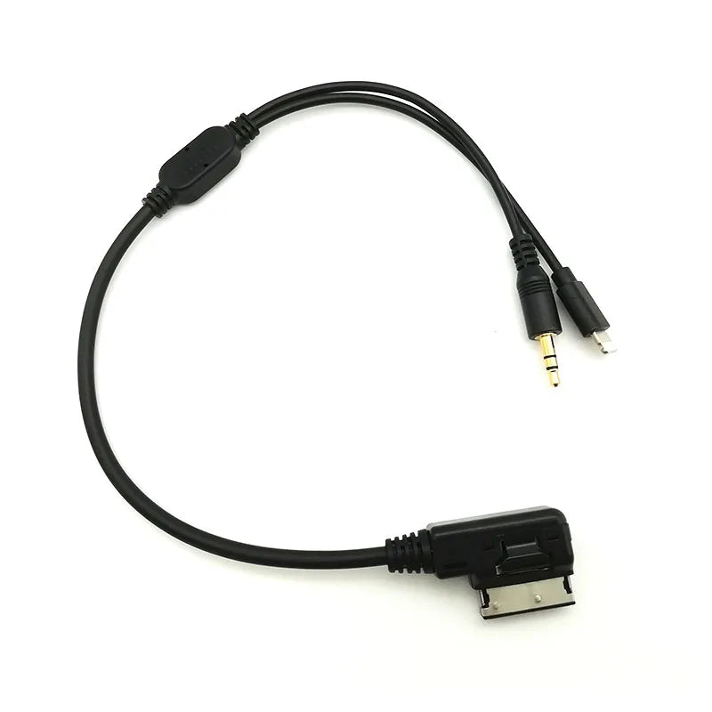 Car AUX Cable 8Pin Music Interface Cable Cord For iPhone for Mercedes-Benz